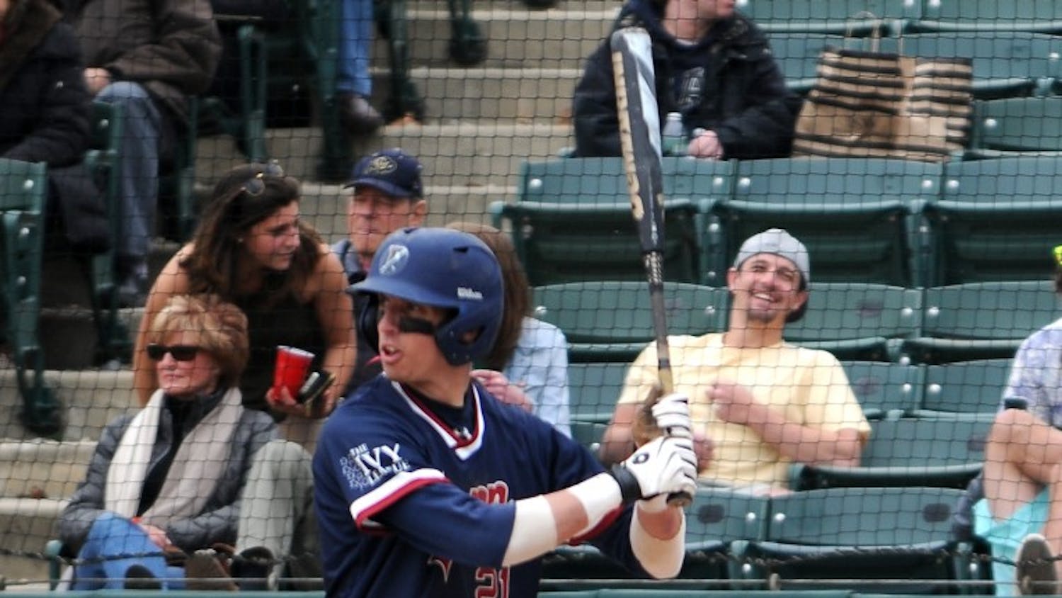 Baseball victory against Lafayette, final score 3-0. Connor Cuff pitching.