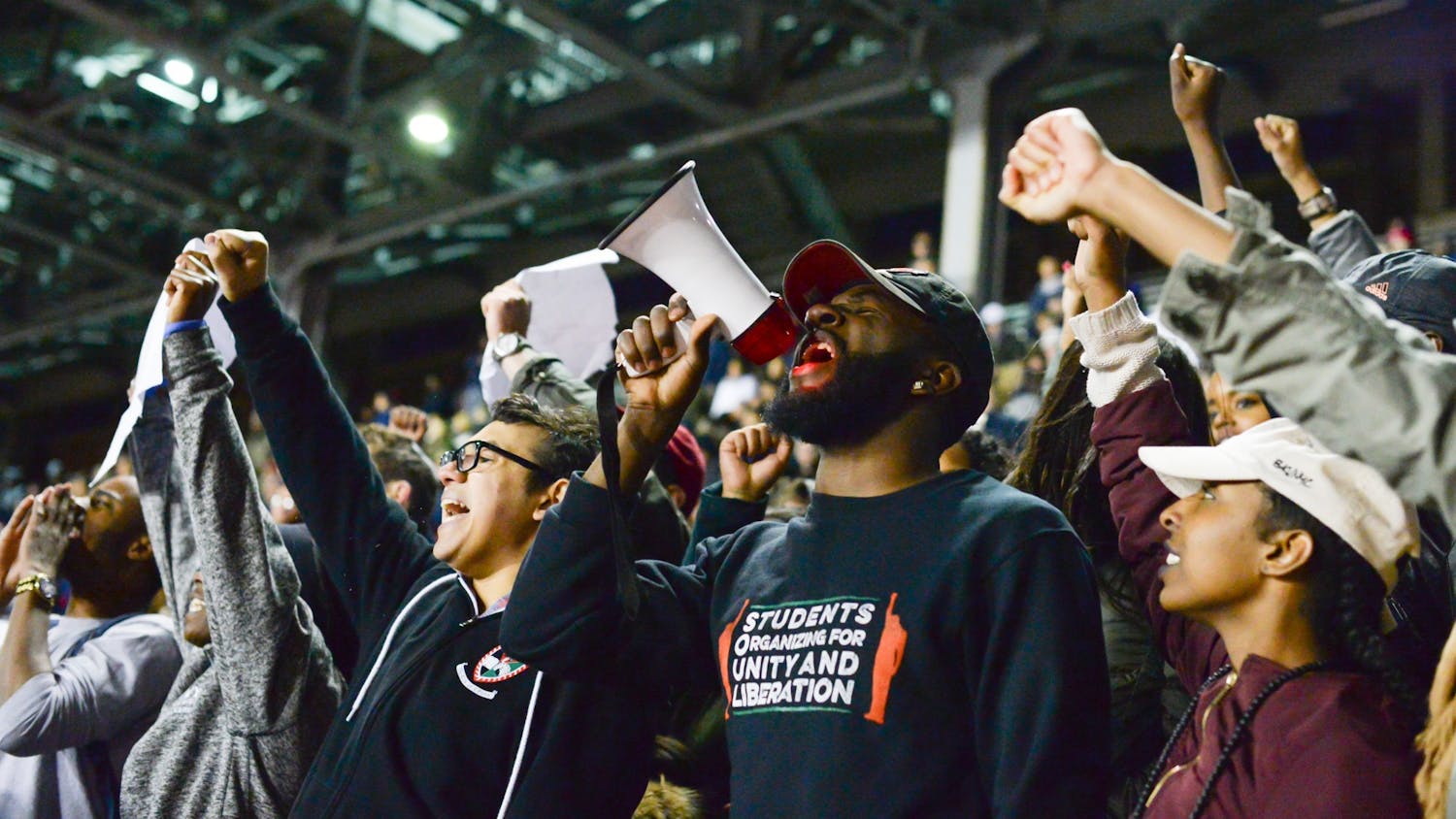 Protest at Franklin Field 2020 Graduation Issue (2016-2017)