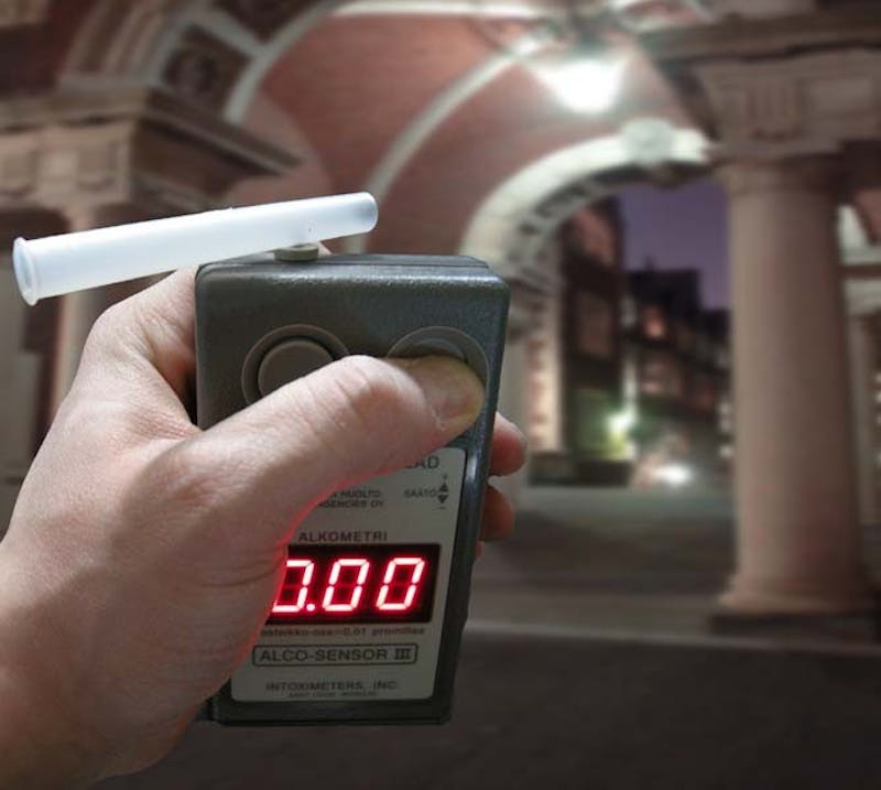 Joke Issue University to administer Breathalyzer tests for Spring