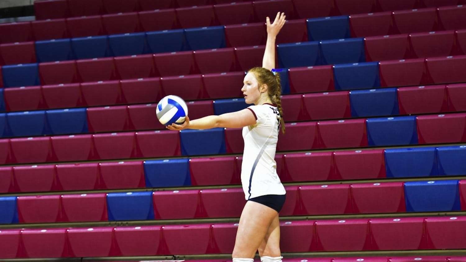 Freshman outside hitter Caroline Furrer has wasted no time emerging as a star for Penn volleyball. The Texas native ranks fourth in the Ivy League in kills and sixth in digs through three games, helping her team get out to a 2-1 start in conference play.