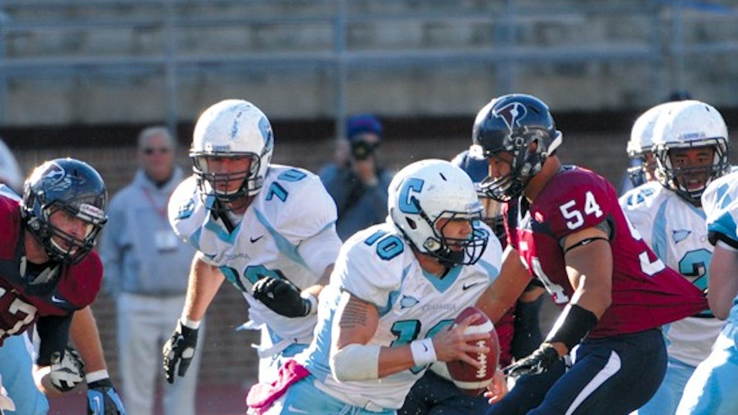 Football beats Columbia at Franklin Field, 24-20, in a game with an exciting 4th quarter