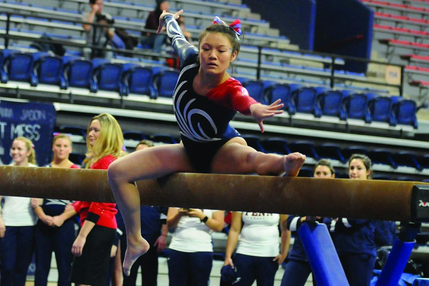 Carissa Lim helped lead Penn gymnastics over Ancient Eight rival Yale on Sunday with a 9.725-point performance on floor en route to victory in the team's first Ivy dual of the season.