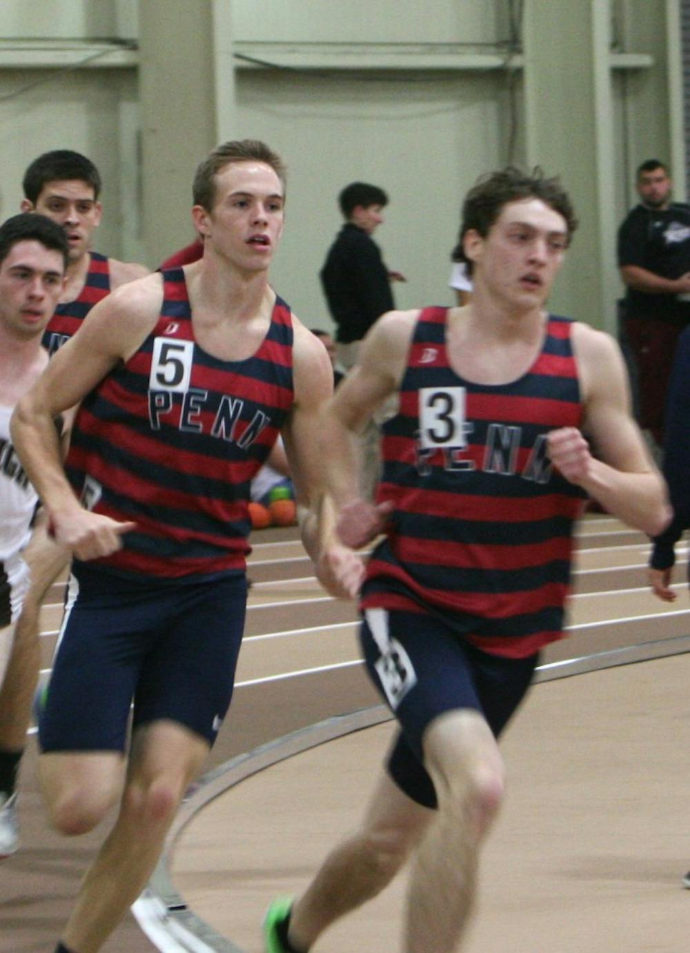 	After being inactive for much of the fall and winter due to injury, freshman middle-distance runner Drew Magaha (right) has returned to the track with tenacity, running a 1:51.58 on Saturday to win the 800-meter run.