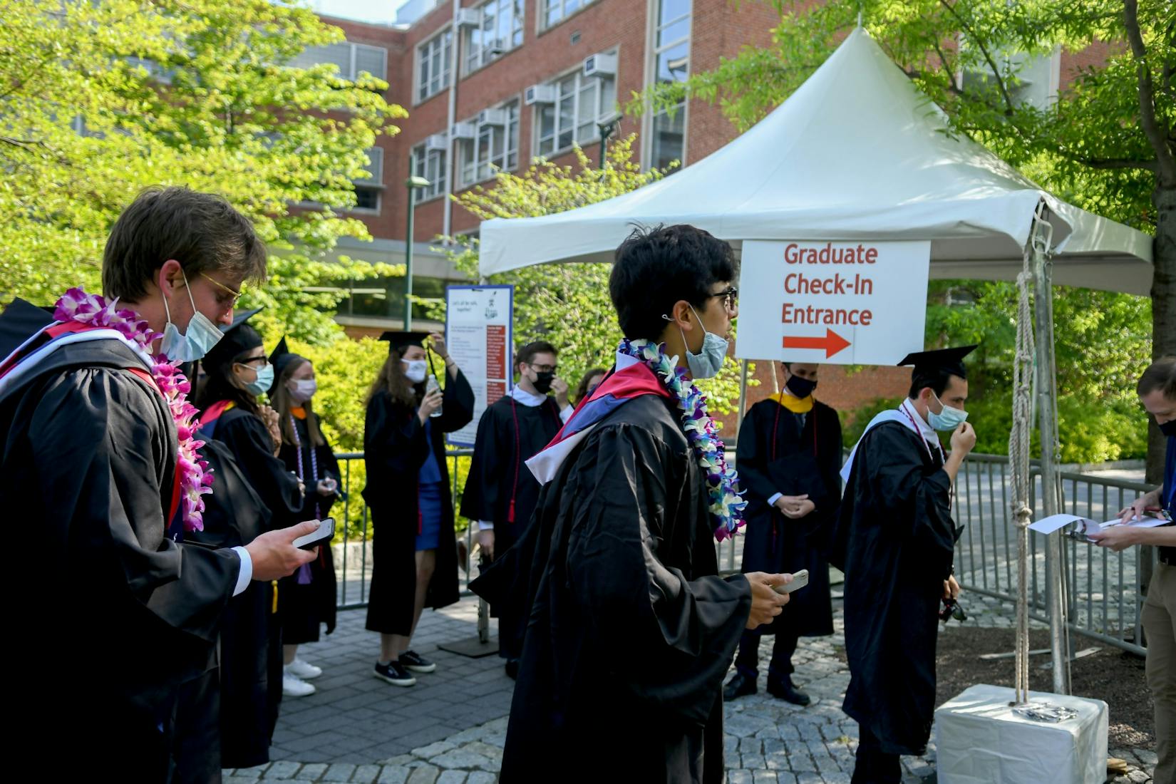 05-17-21 Commencement 05-17-21 Class of 2021 Commencement 265th COVID Check-In (Sukhmani Kaur).JPG
