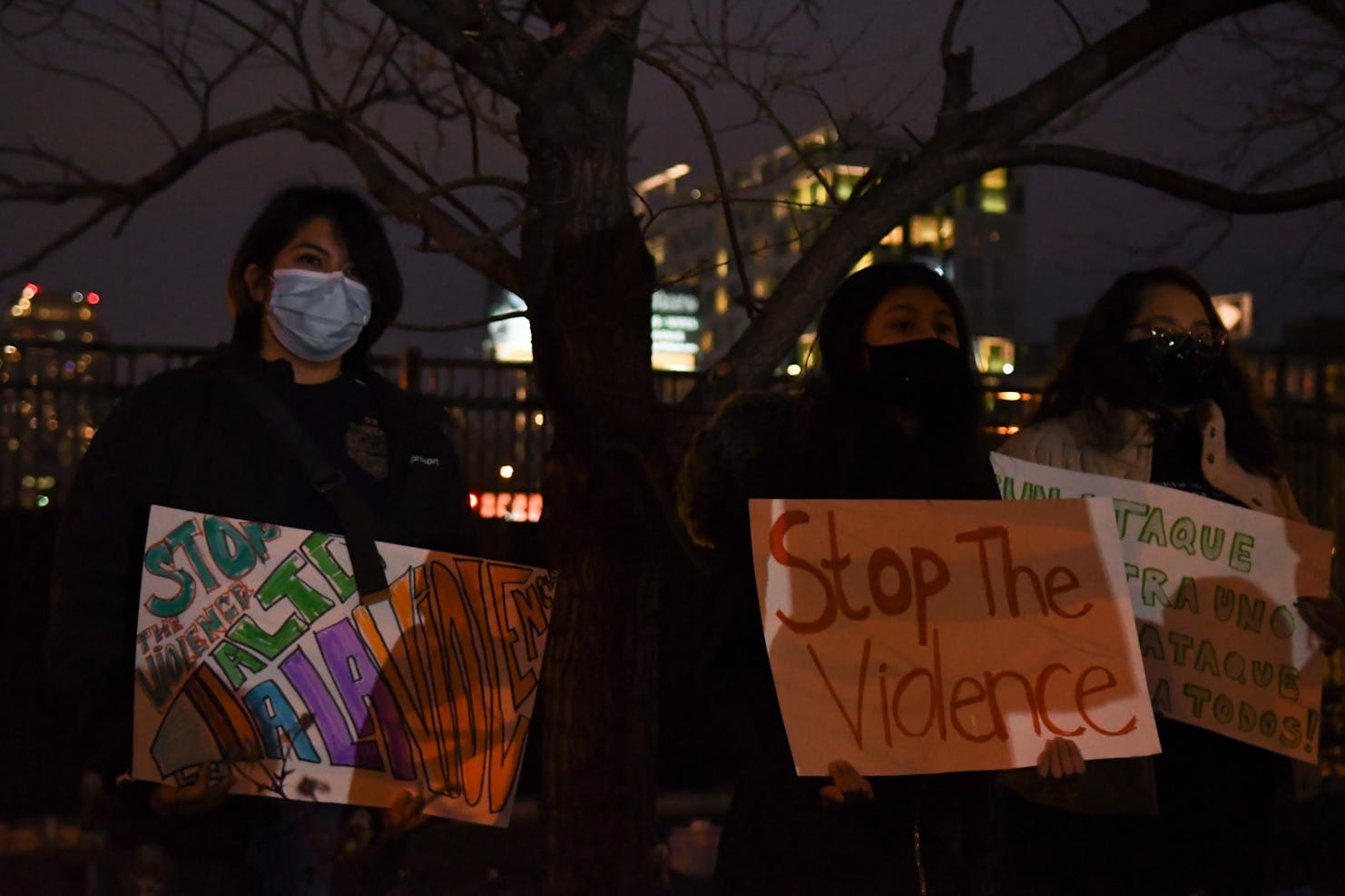 3-17-21 Anti Asian American Vigil Signs (Sukhmani Kaur)
