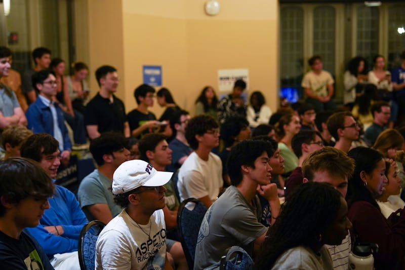 Here&#39;s how Penn experienced the presidential debate, from drinking games to class assignments