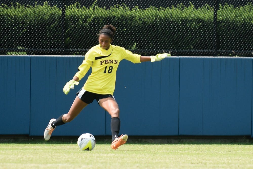 Along with the rest of her defense, senior goalkeeper Kalijah Terilli had a strong performance for the Quakers against No. 24 Princeton, helping shut down a potent Princeton attack that had been unbeaten in Ivy play.