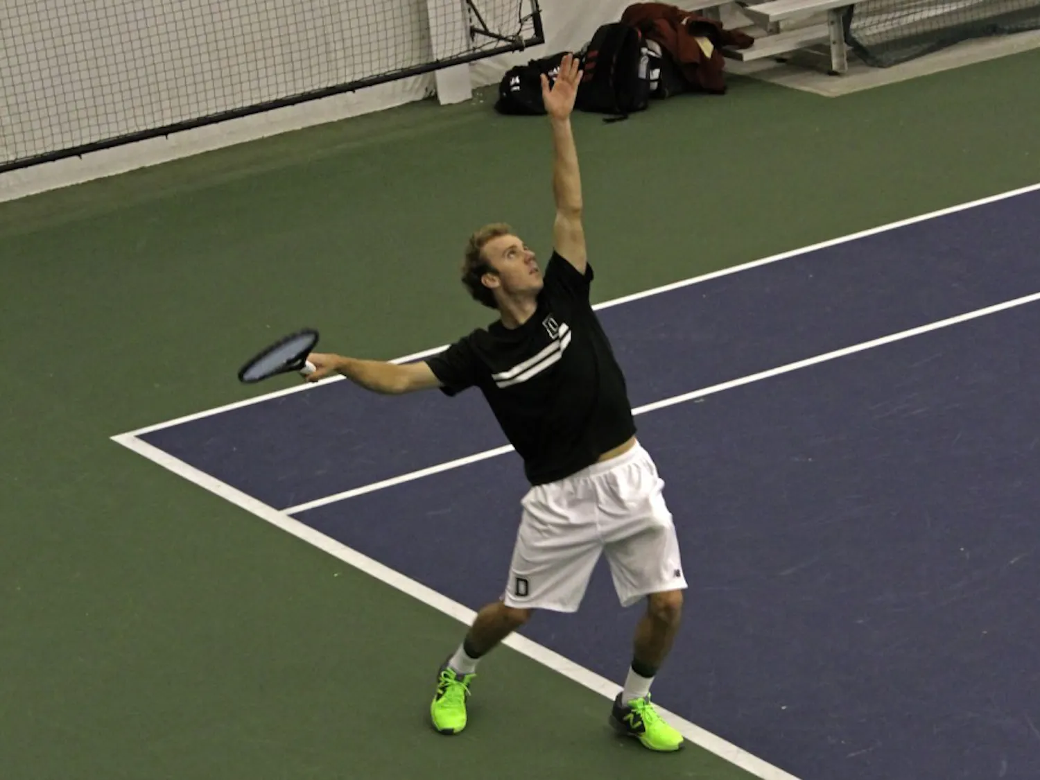 The men’s tennis team beat Denver, but lost a tight 4-3 match to Indiana.