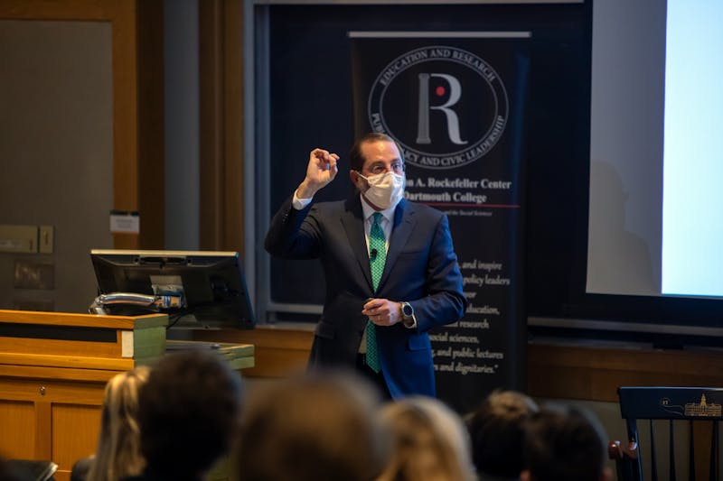 During the talk, Azar discussed the unprecedented timeline of the COVID-19 vaccine and leveraging relationships between the government and private sector.&nbsp;