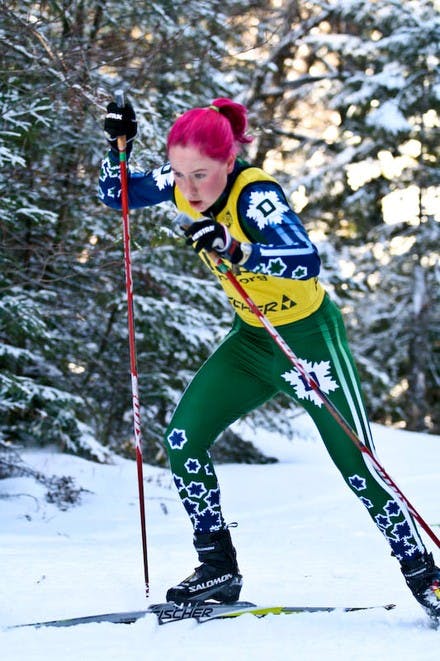 Ida Sargent '11 has been on the podium in all four of her intercollegiate Nordic races so far and finished in first place twice.