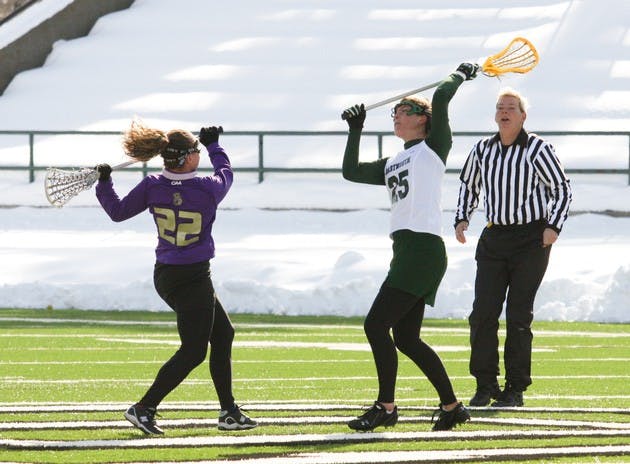 After a 18-5 loss to Syracuse in its first game of the 2008 season, the women's lacrosse team is now 2-1 and has momentum after a key win over No. 12 James Madison on Memorial Field.