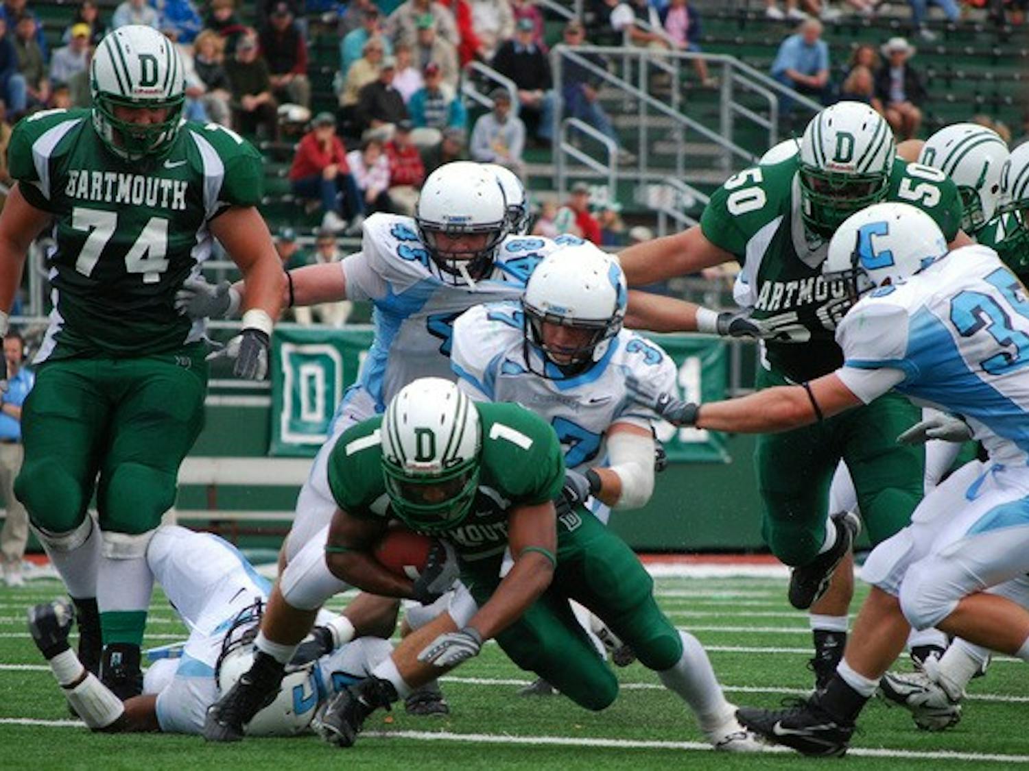 The Big Green pulled ahead of the Lions in the fourth quarter to secure a Homecoming win.