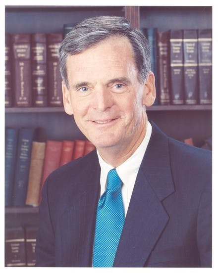 U.S. Sen. Gregg was an ex officio College trustee when he was Governor of New Hampshire.