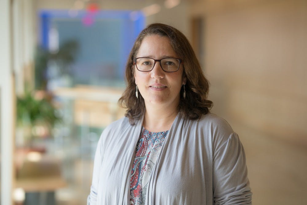Magdalena Bezanilla, professor in the Department of Biological Sciences and the E.E. Just 1907 Professor