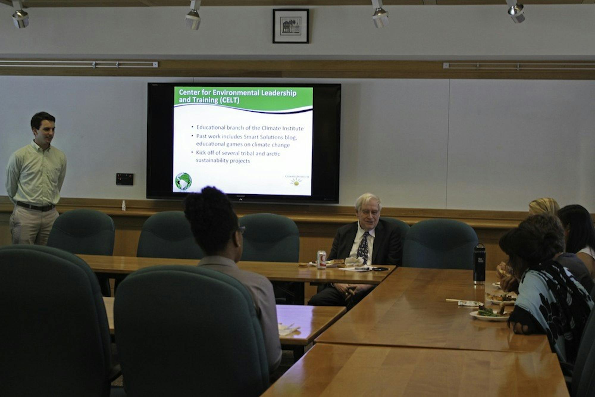 Thursday evening’s panel was hosted in the Class of 1930 room. 