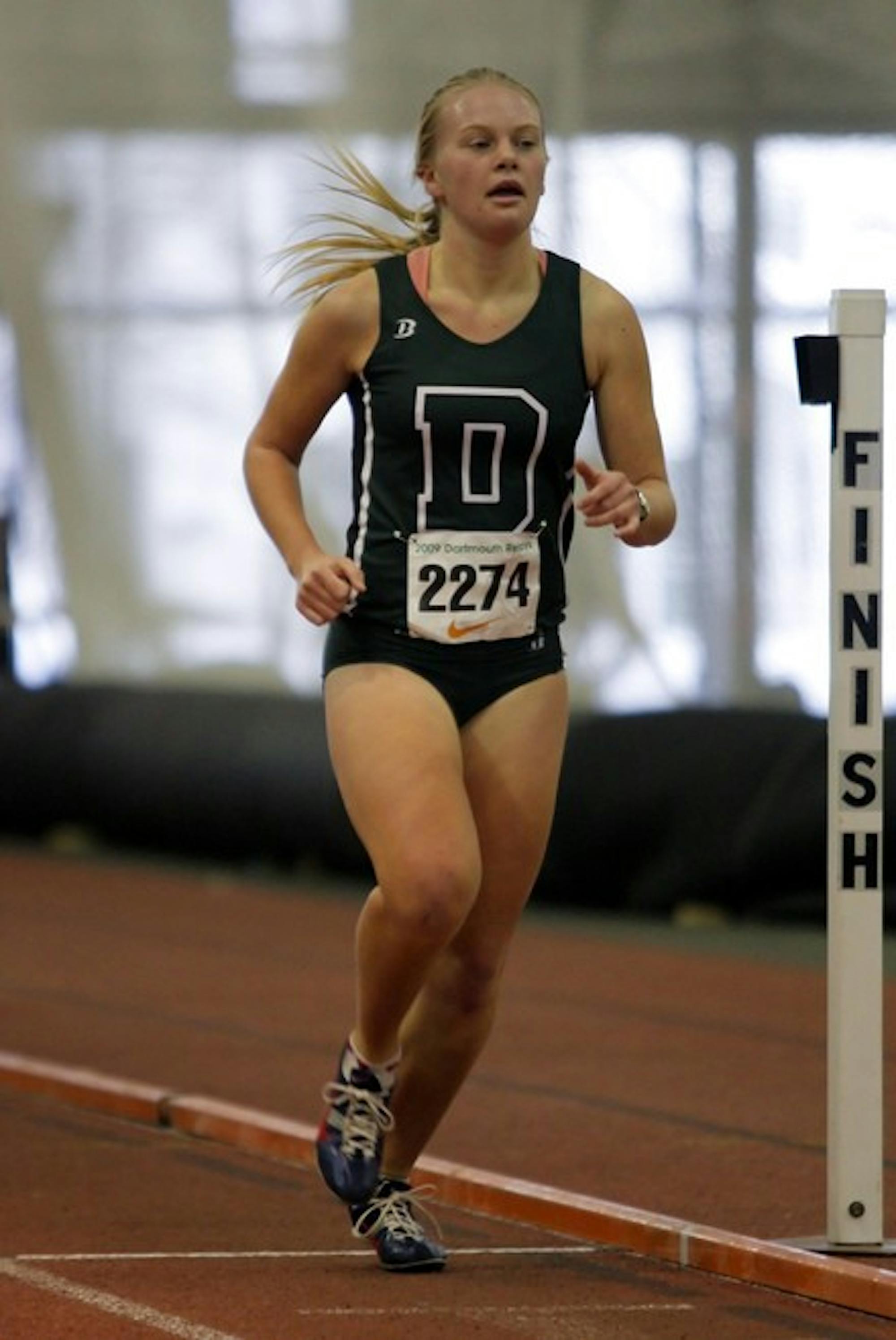 The Dartmouth women's track and field team took first place in the Brown Invitational, edging out Brown by less than three points.