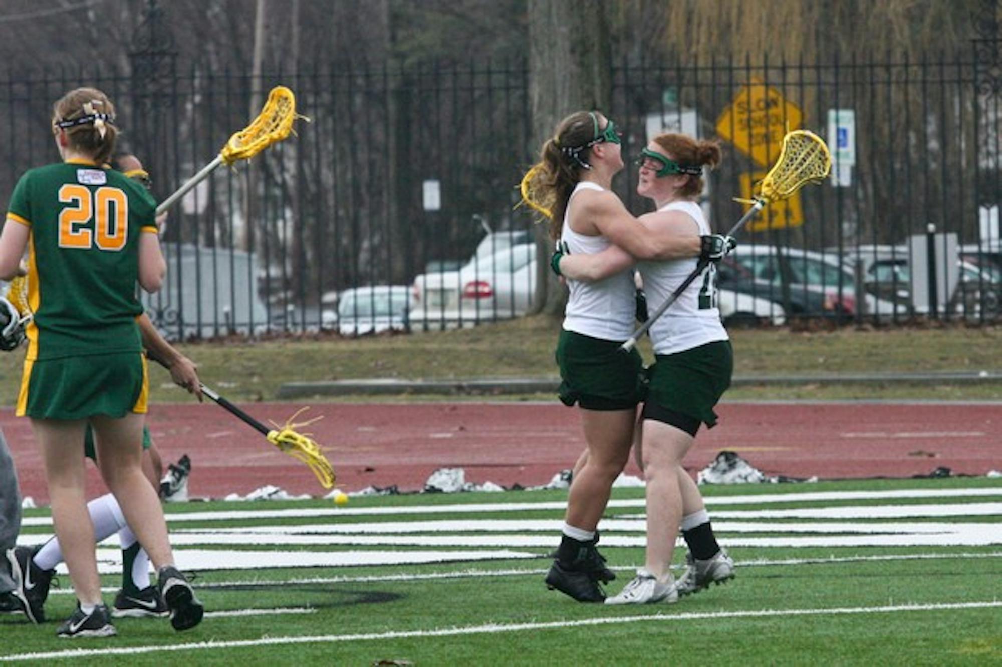 The Big Green women's lacrosse team began its season on Tuesday with a 16-10 victory over Vermont.