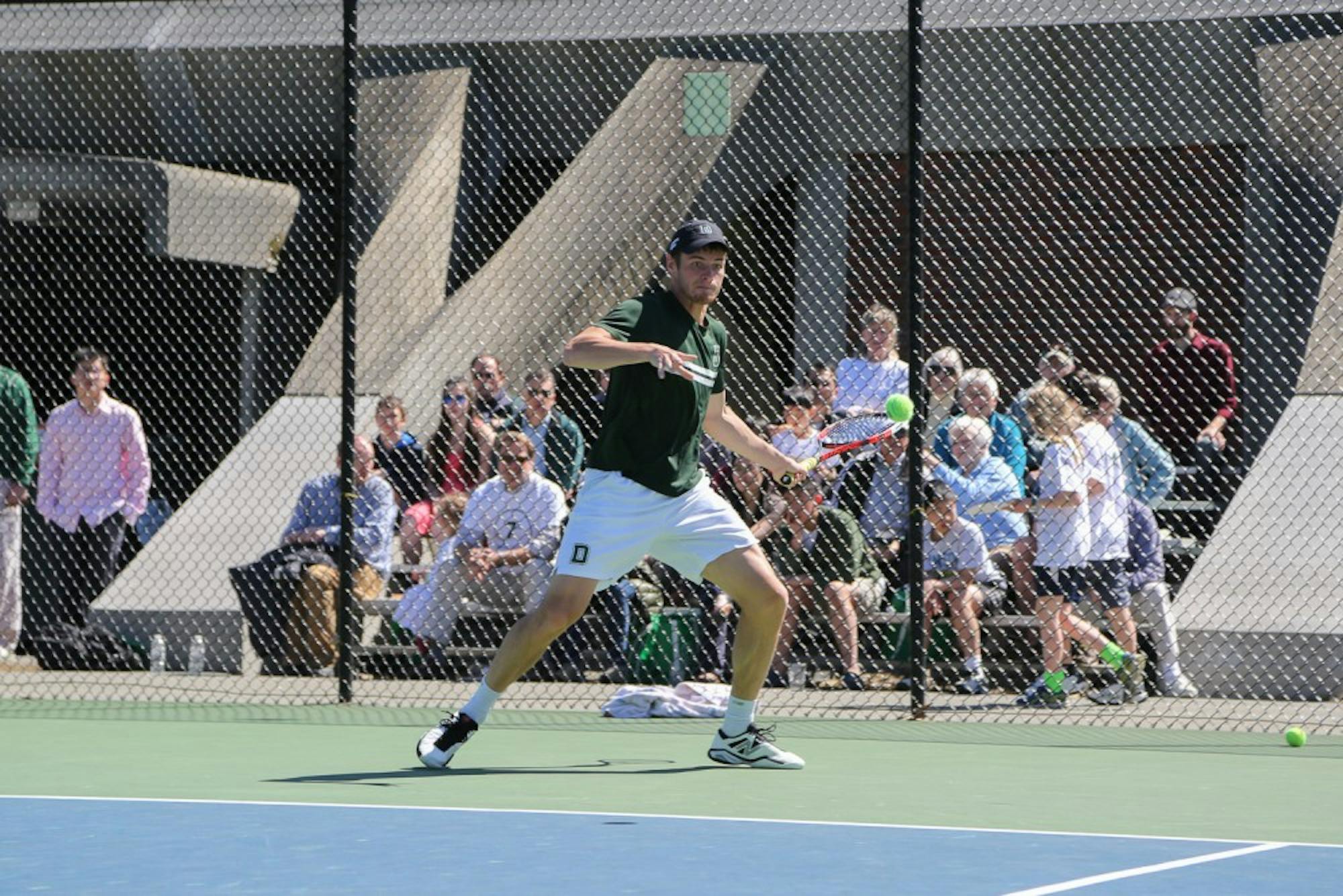 After being named Ivy League Player of the Year, Dovydas Sakinis ’16 qualified for the NCAA singles championship.