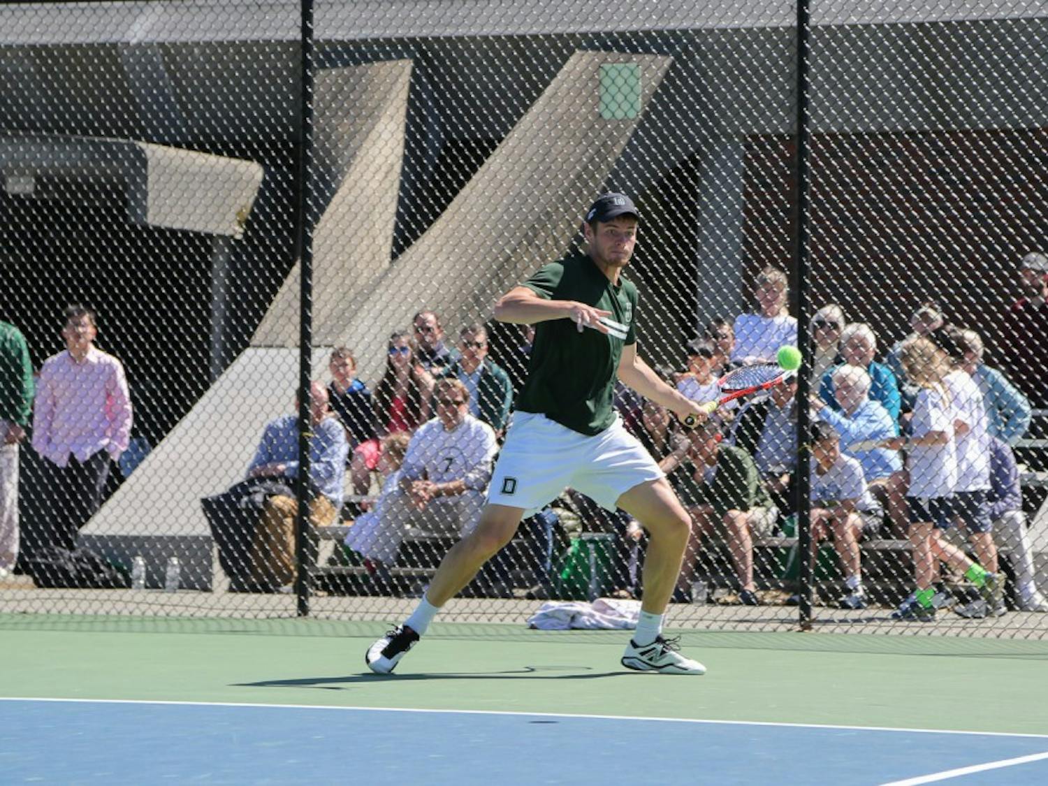 After being named Ivy League Player of the Year, Dovydas Sakinis ’16 qualified for the NCAA singles championship.