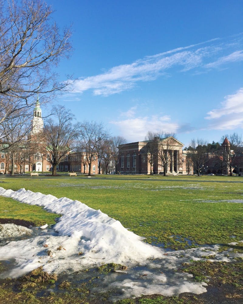 With the Green showing more green than usual, the snow sculpture will not be built for carnival this year.