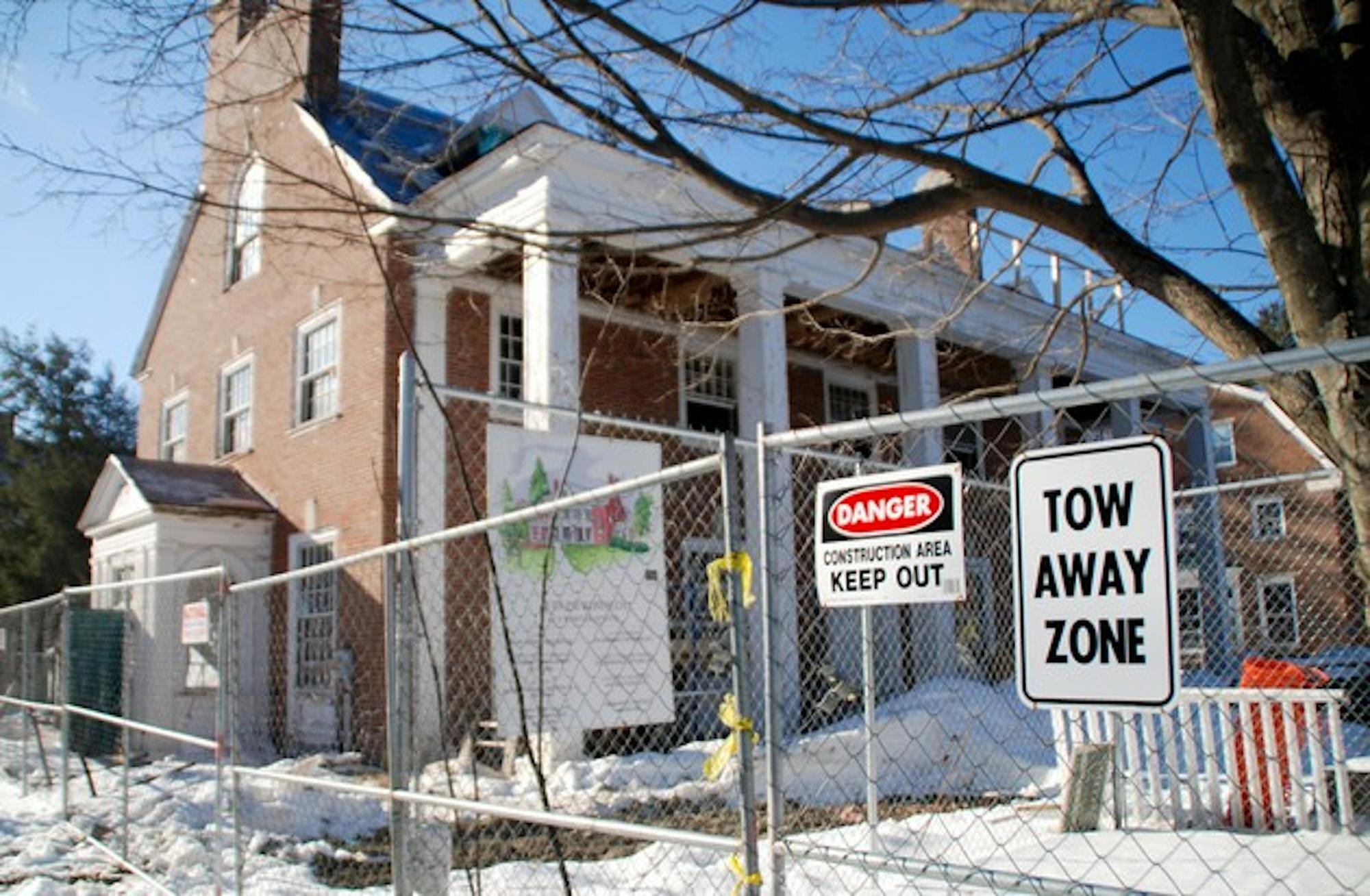 Renovation on the Zeta Psi house should be complete by Fall term 2009.