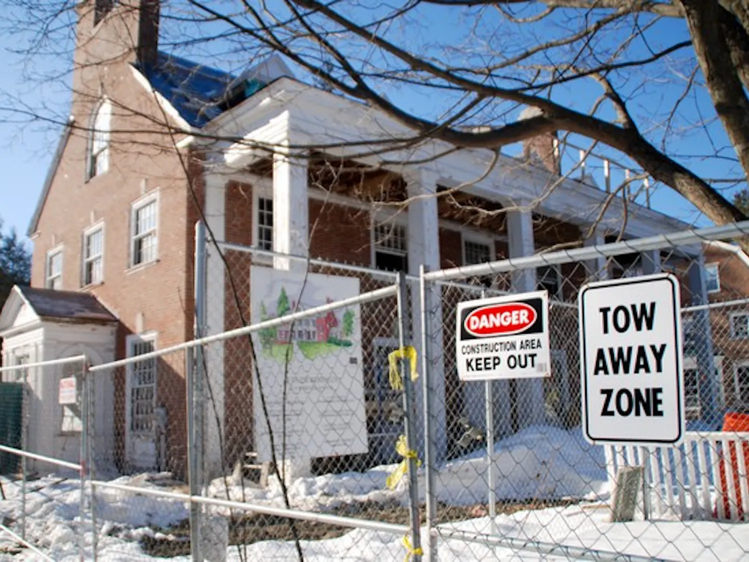 Renovation on the Zeta Psi house should be complete by Fall term 2009.