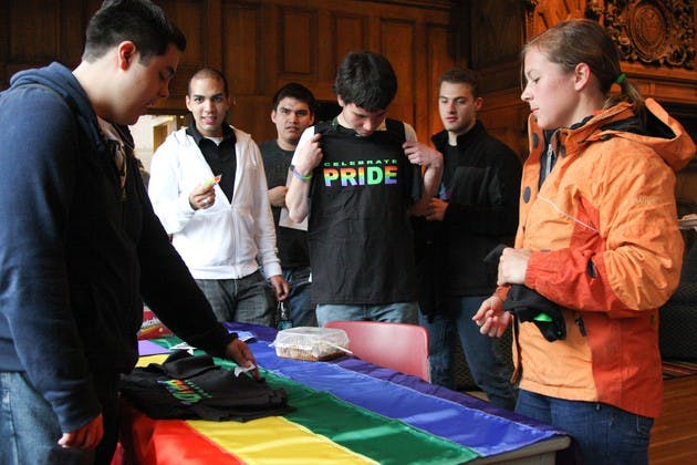 PRIDE week kicked off yesterday with a cookout open to all students in Collis Common Ground. PRIDE events will continue through Saturday.