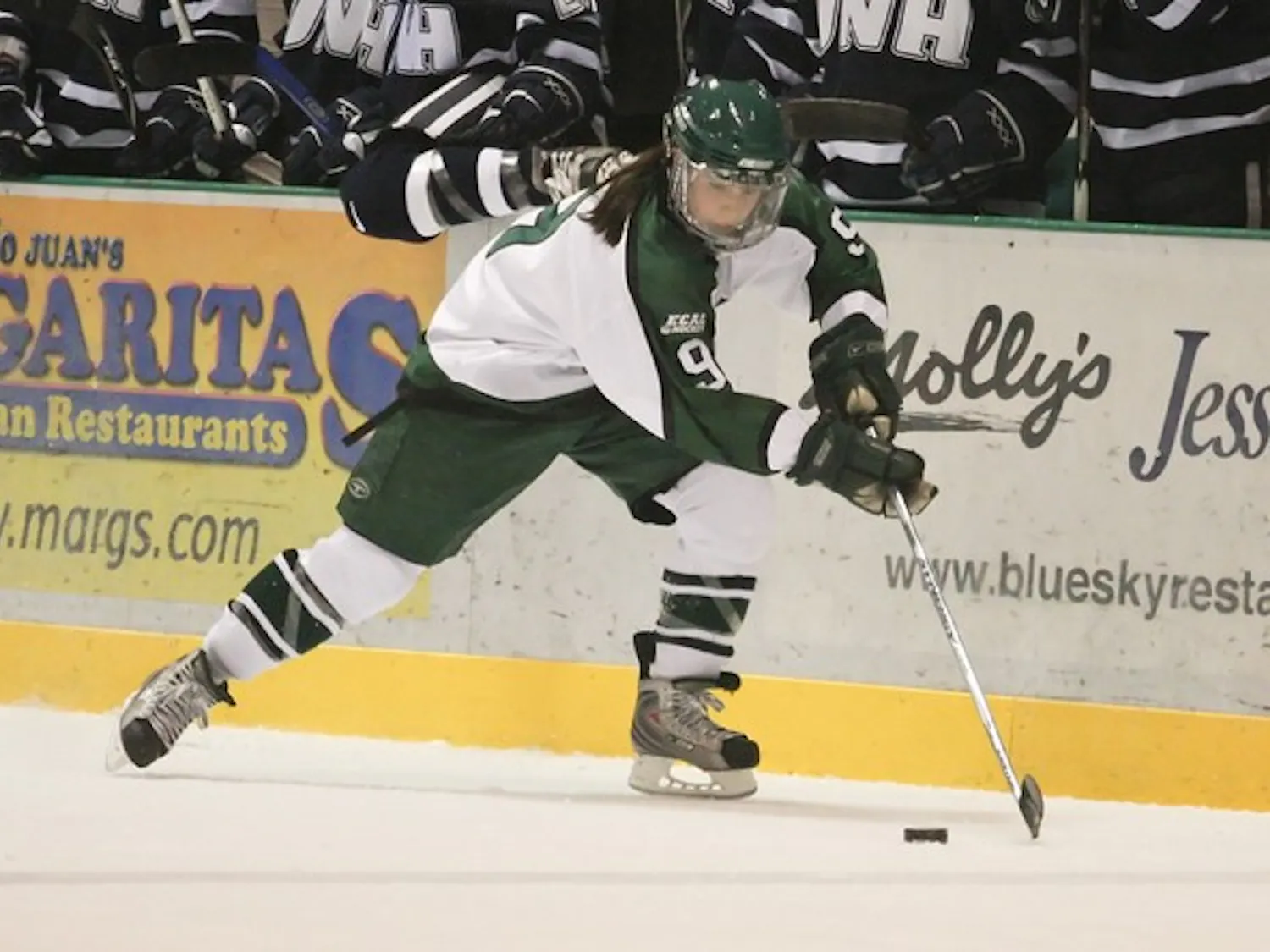 The third-seeded Big Green advanced into the semifinal round of the ECAC playoffs following a convincing home sweep of Colgate (12-17-5, 9-9-4 ECAC), dispatching the Raiders 4-3 on Feb. 29 and 4-2 on March 1.