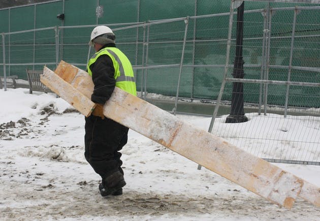 The College's planned budget cuts are not likely to affect current construction projects, but many future projects will be delayed.