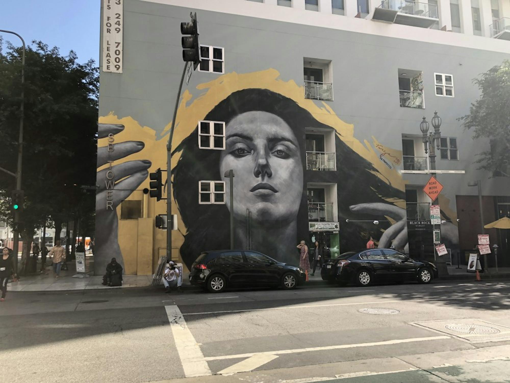 Downtown Los Angeles has striking art.