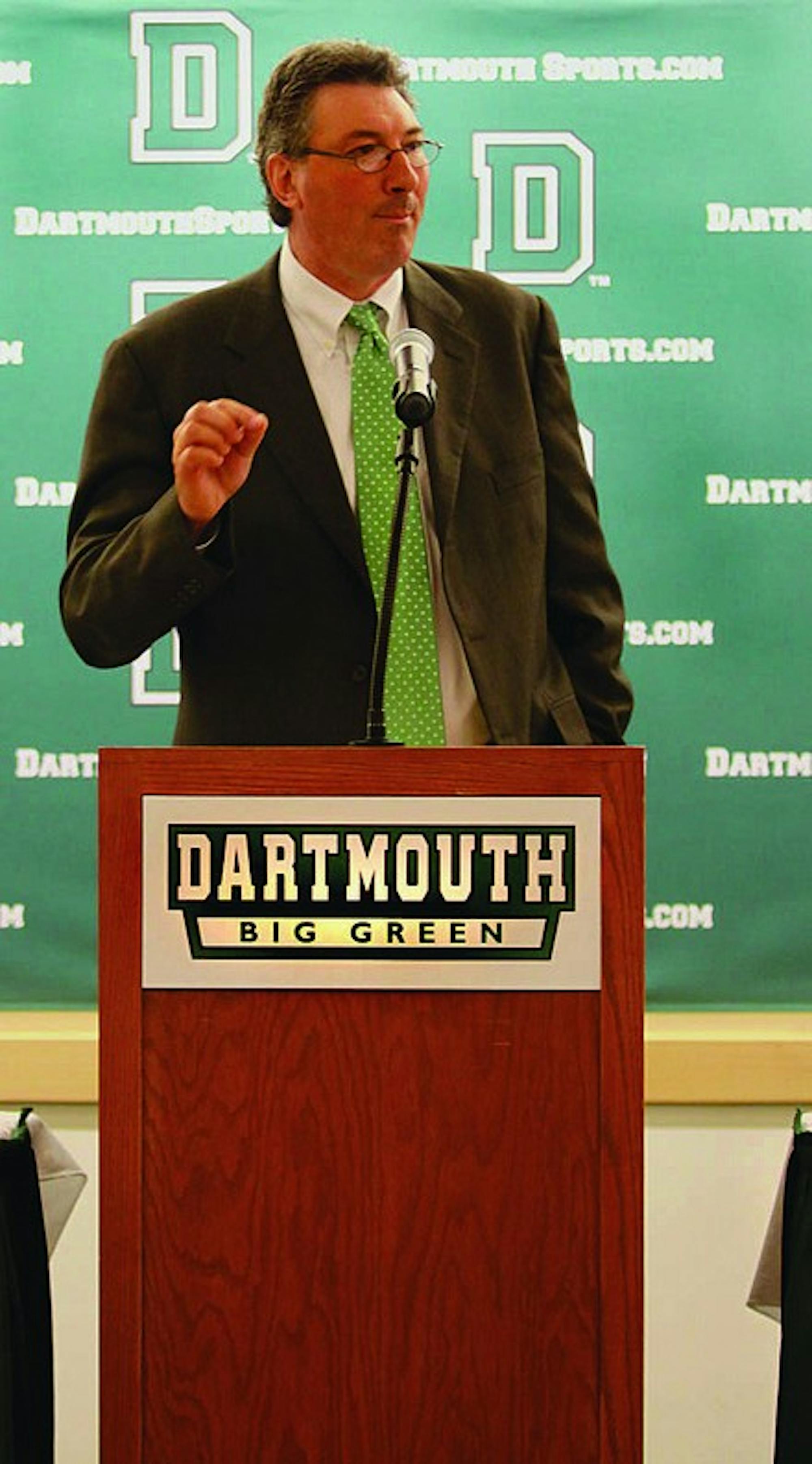 Athletic Director Harry Sheehy has won praise for his creation of the Dartmouth Peak Performance program.