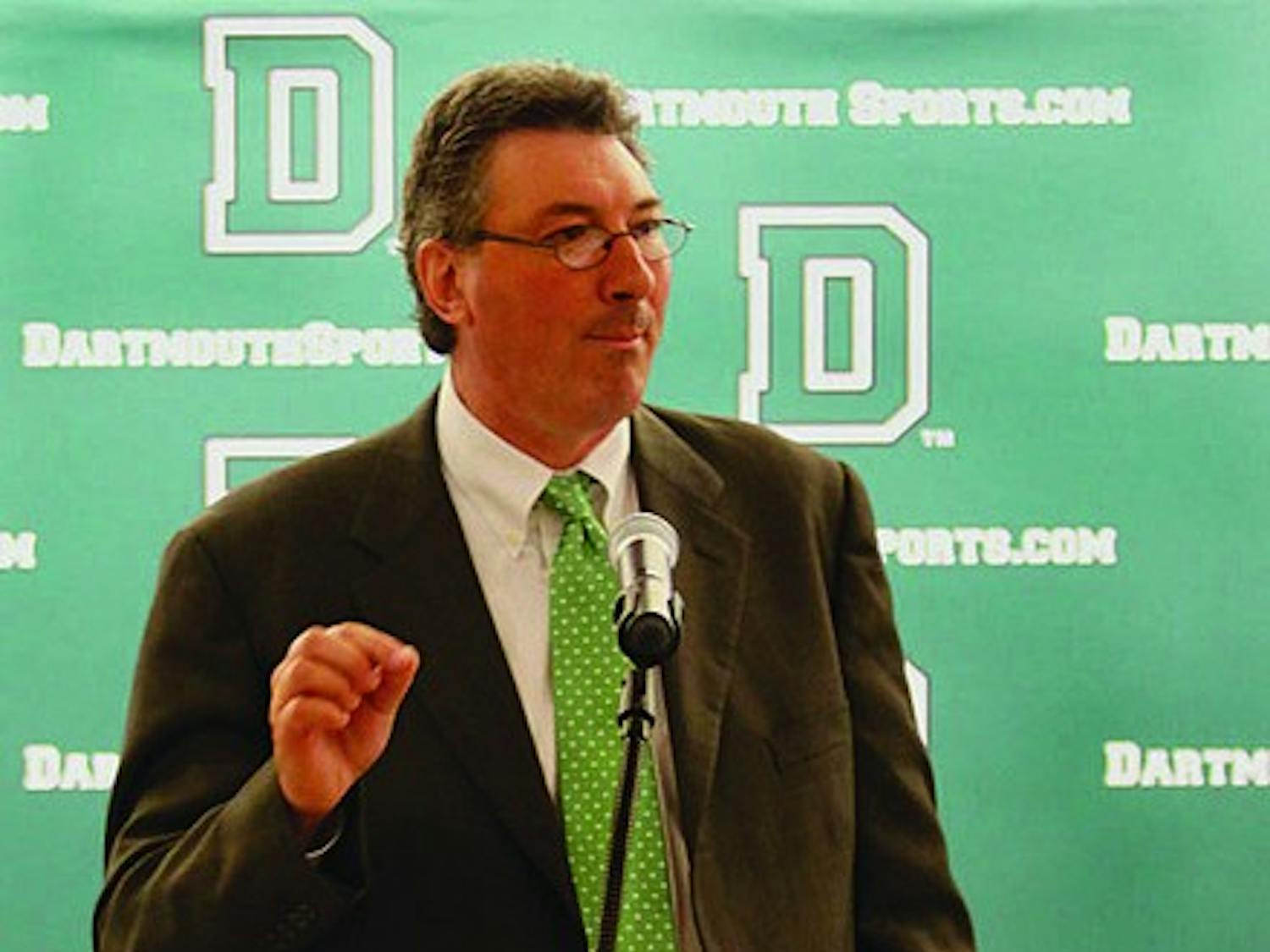 Athletic Director Harry Sheehy has won praise for his creation of the Dartmouth Peak Performance program.