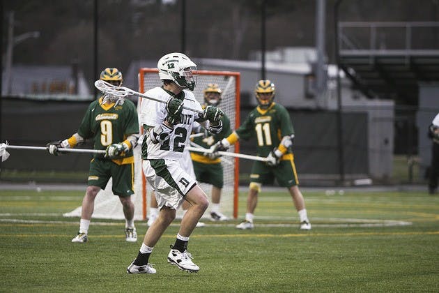 Defenseman Eric Clemmenson '14 had to leave the men's lacrosse game against Cornell on Saturday with a season-ending Achilles tendon tear.
