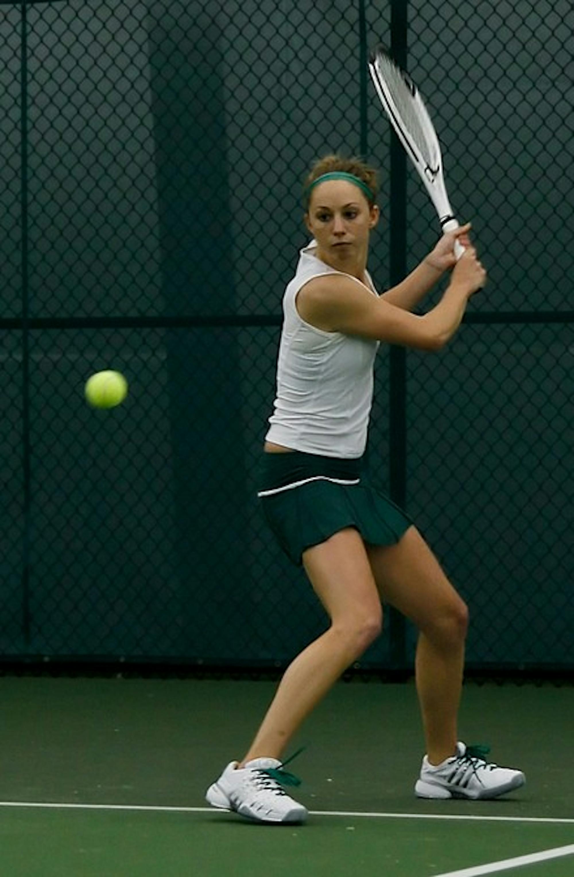 The Big Green women's tennis team narrowly fell to Brown on Sunday, 4-3, despite winning the majority of the single matches.