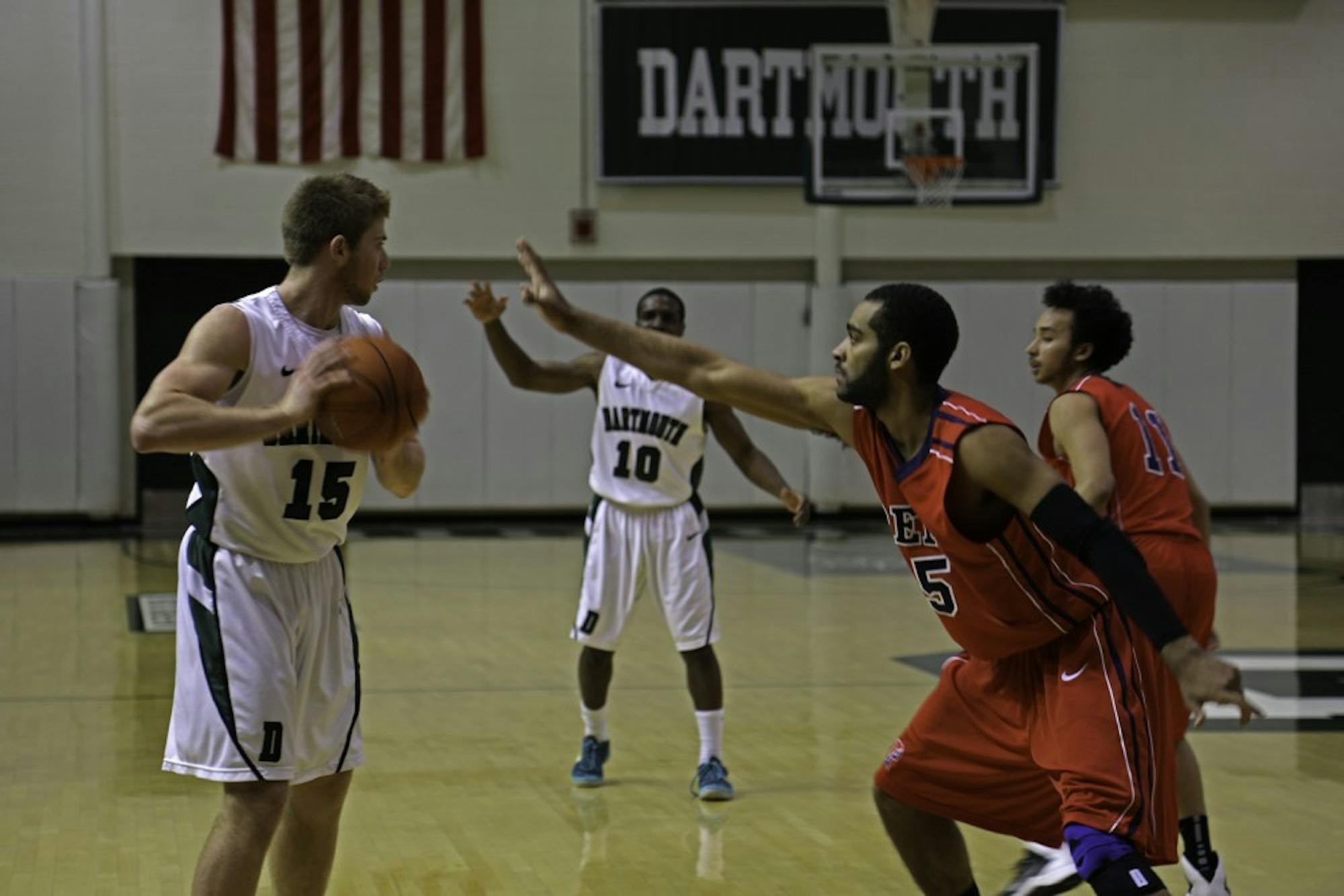 The men's basketball team won five of its last seven games, including a game-winning overtime buzzer-beater