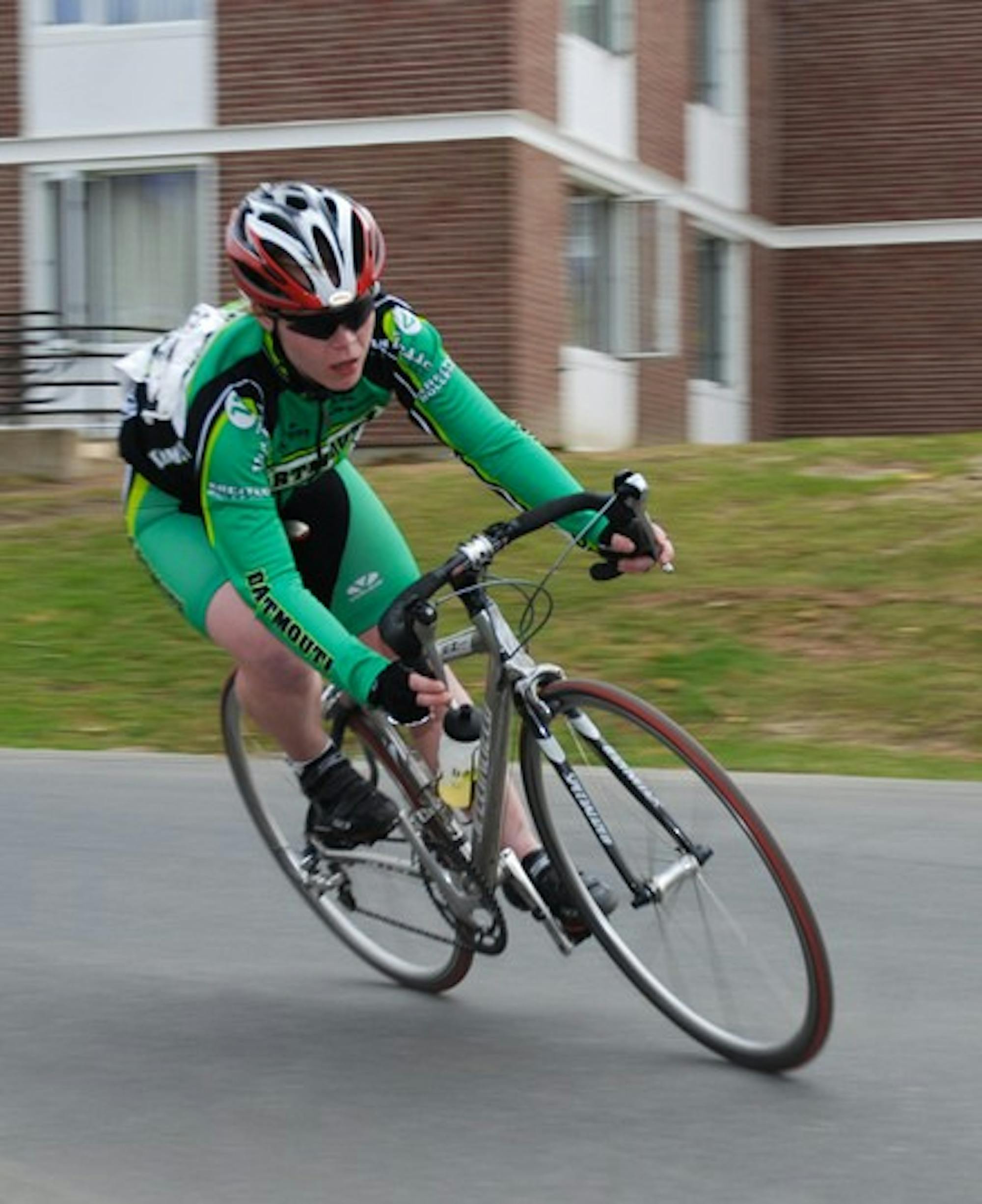The women cyclers were the cornerstone of the Big Green cycling team at the collegiate championships. Dartmouth finished second out of 33 teams.