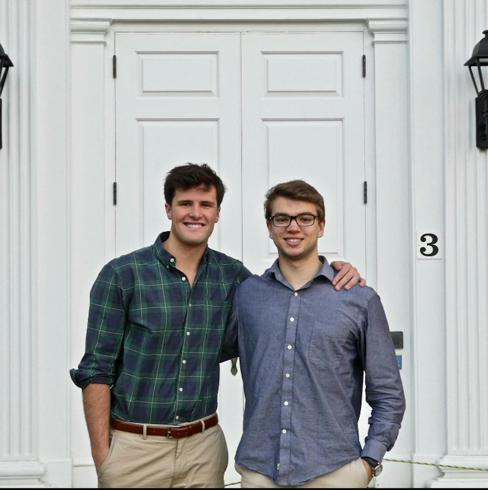 Ian Sullivan '18 (right) and Matthew Ferguson '18 (left) have been named the Student Assembly president&nbsp;and vice president.