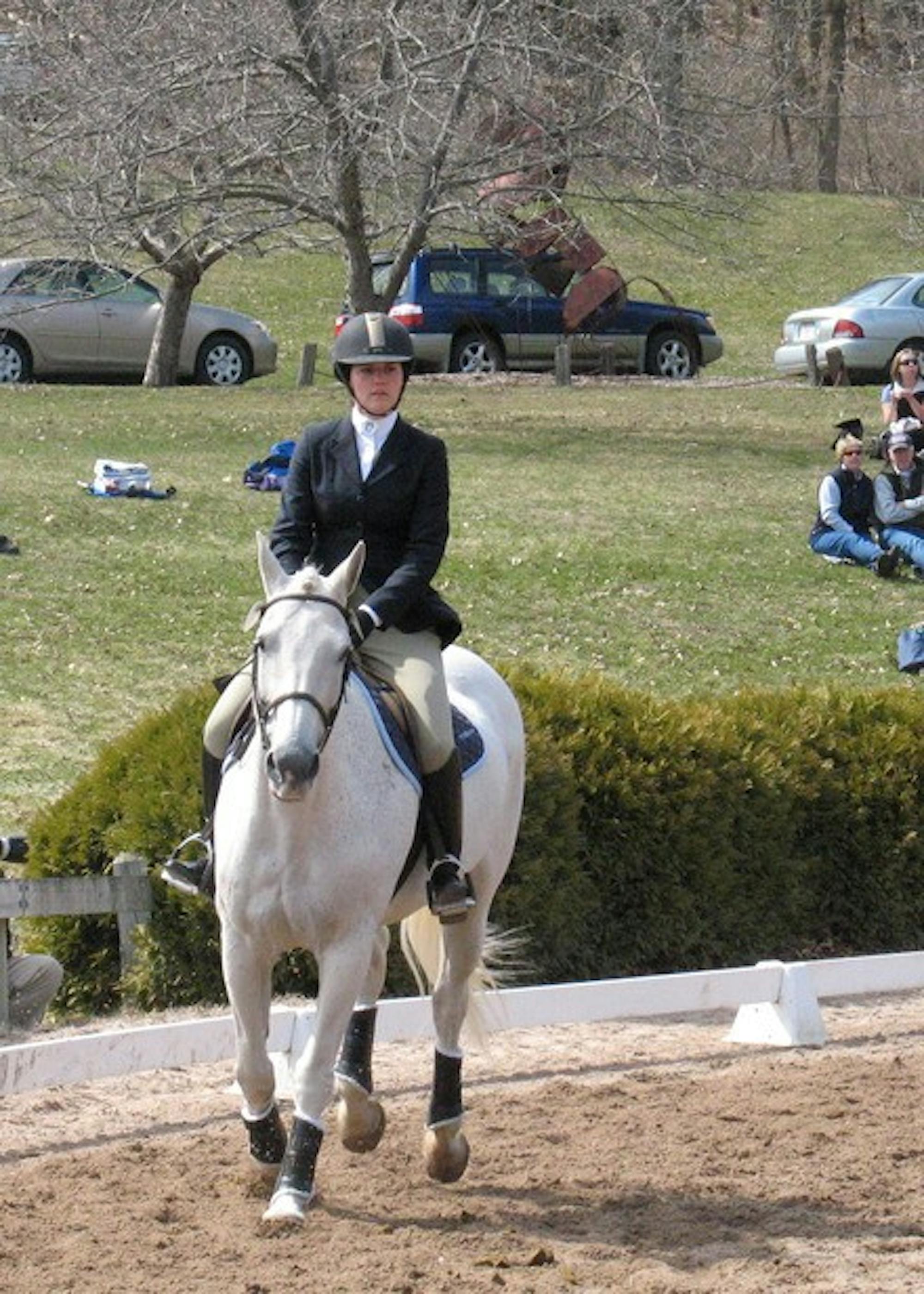 Sarah Spangenberg '11 finish in third place in two separate events at Nationals, the highest finishes in the history of the Dartmouth equestrian program.