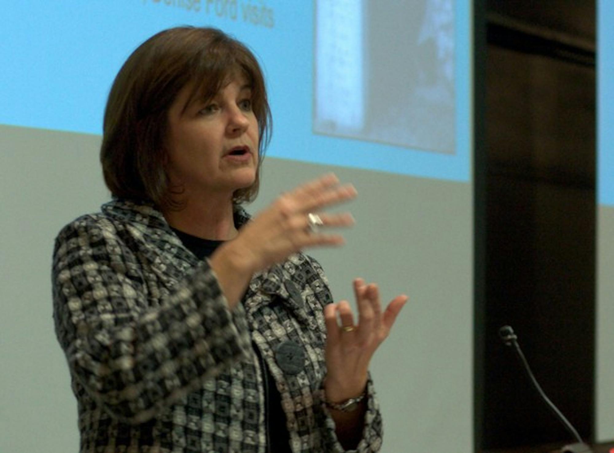 Nancy MacLean spoke about social activists from the 1960s and 70s and their confrontations with the conservative movement.