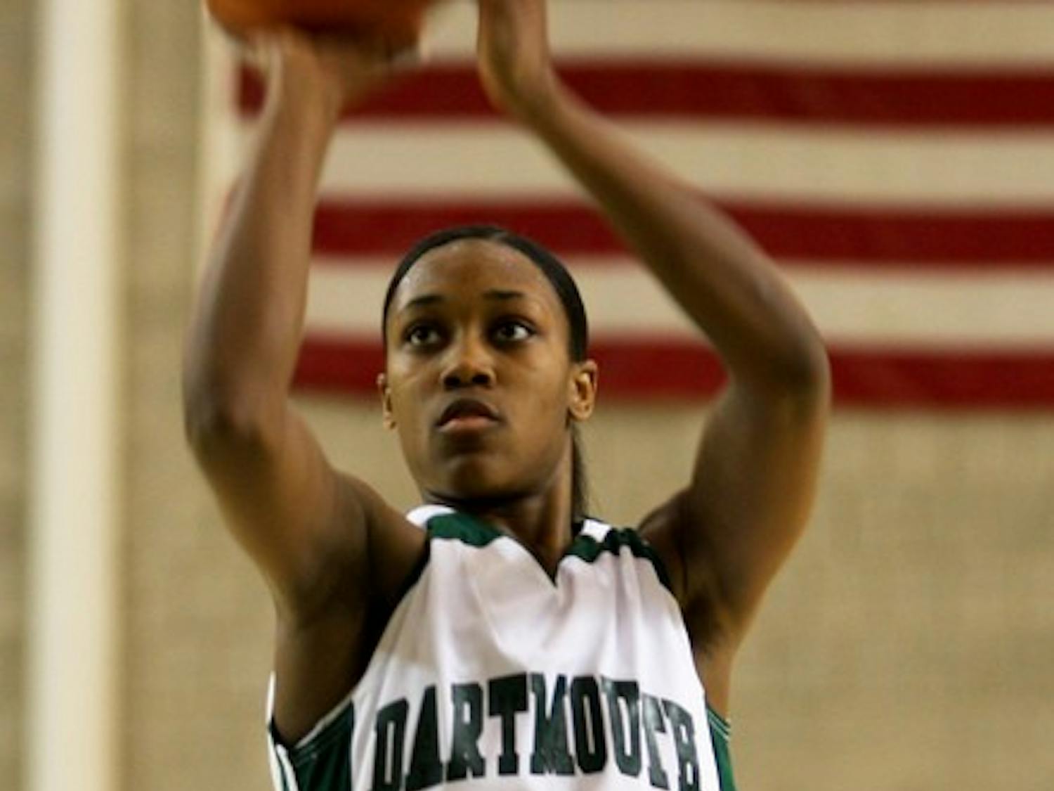 Brittney Smith '11 was a bright spot for the Big Green, scoring 11 points on five of 11 from the field. She also led the team with nine rebounds on the night.