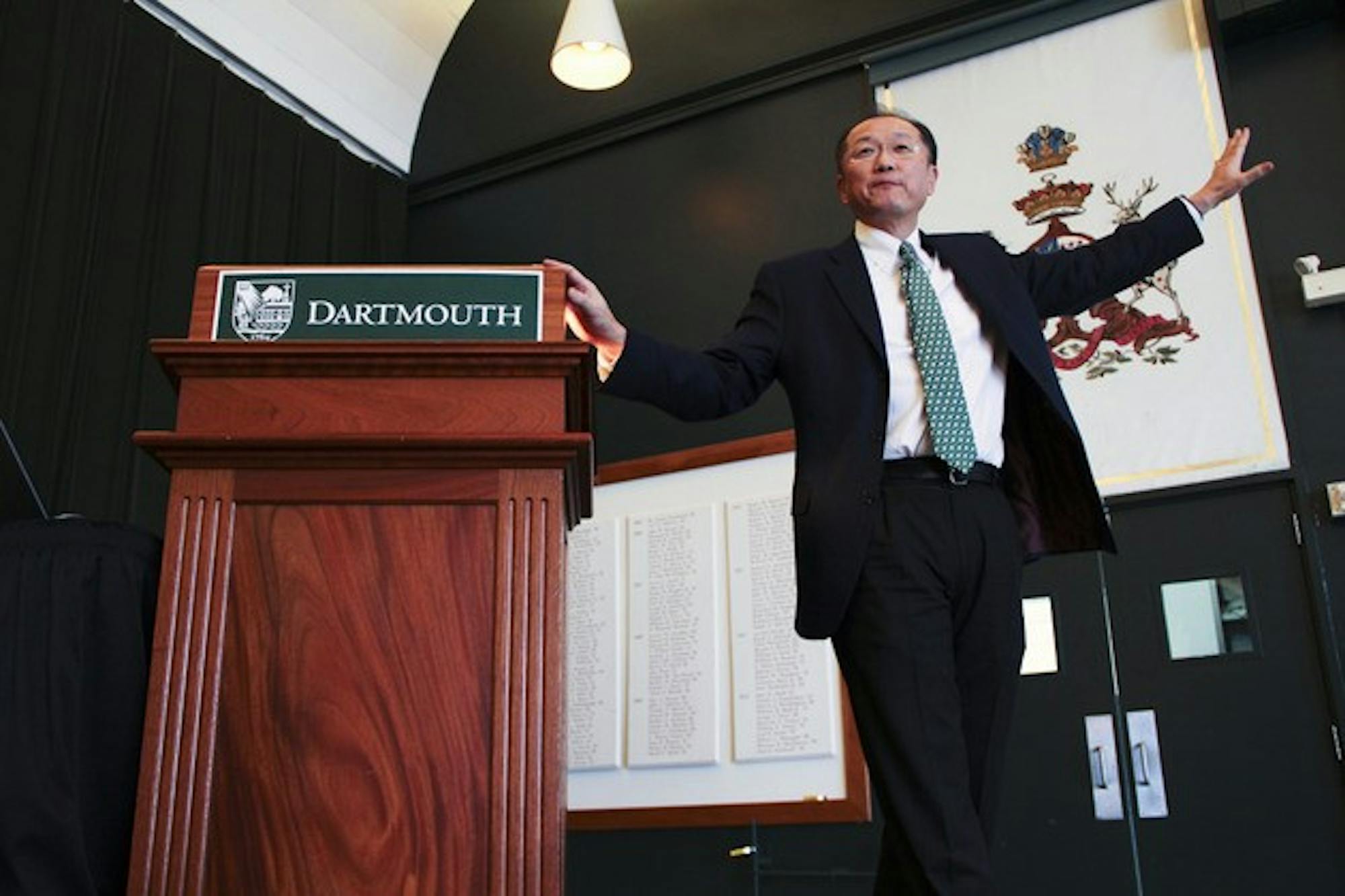 President Jim Yong Kim will leave Dartmouth on June 30 to lead the World Bank after less than three years as president.