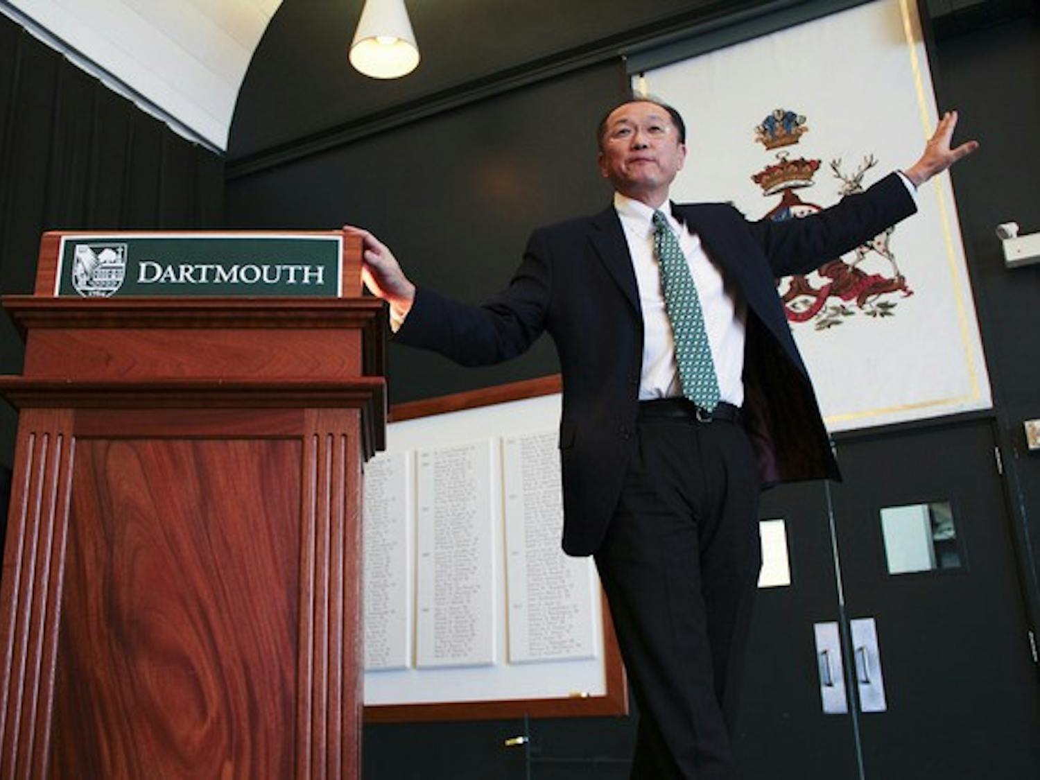 President Jim Yong Kim will leave Dartmouth on June 30 to lead the World Bank after less than three years as president.