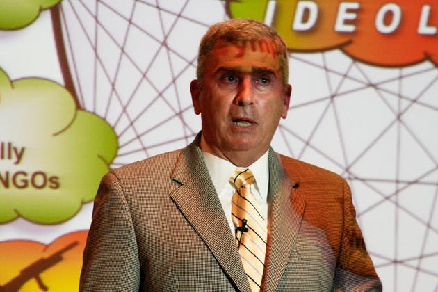 John Abizaid, retired U.S. Army general and former commander of U.S. Central Command, addressed a packed room of students Tuesday afternoon.