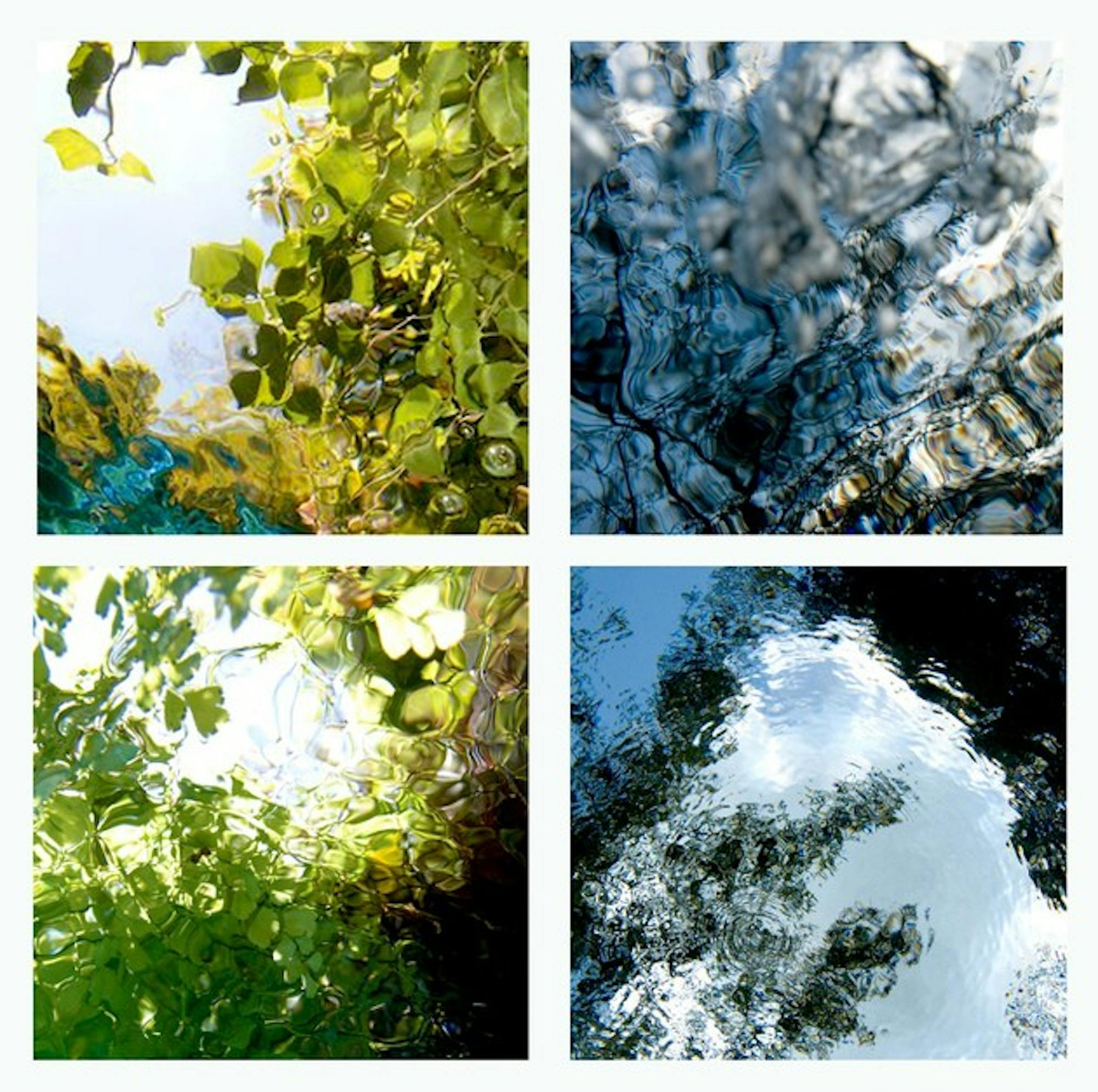 Daniel Wheeler's photographs of disturbed water are part of 