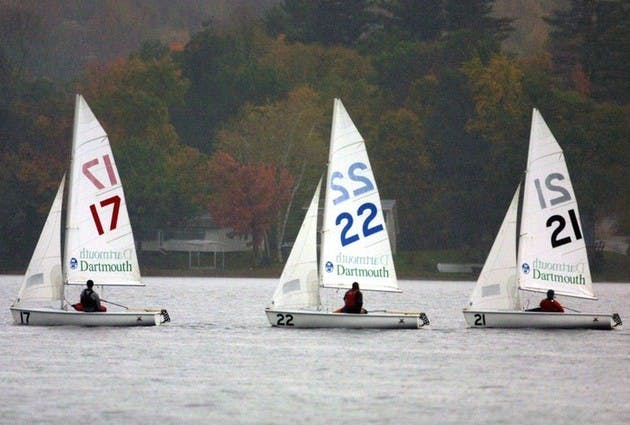 The coed sailing team enjoyed a win at the Western Series over the weekend and maintained its fourth-place national ranking at home on Lake Mascoma.