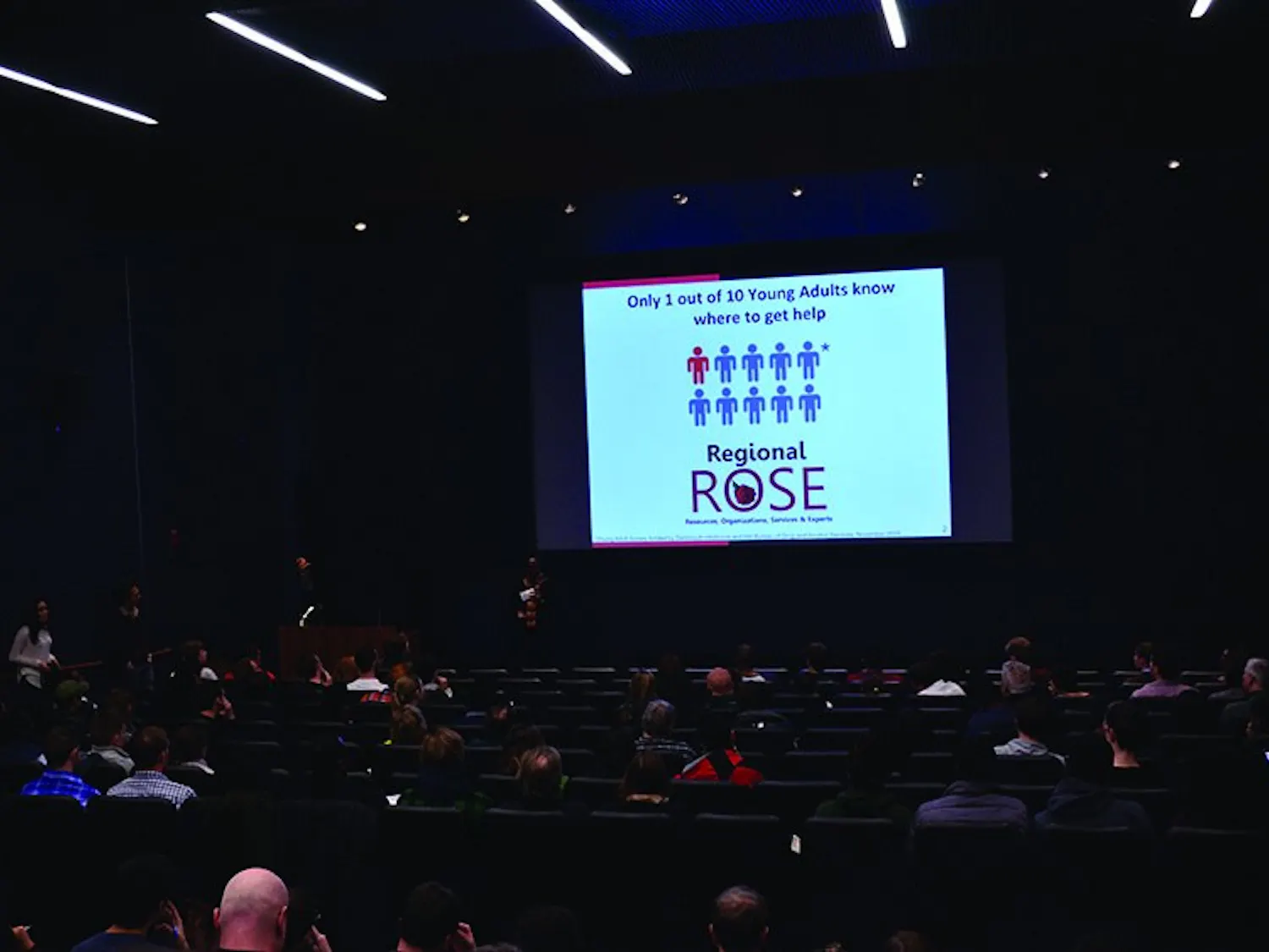 Twenty groups presented innovative ideas in less than two minutes as part of The Pitch.