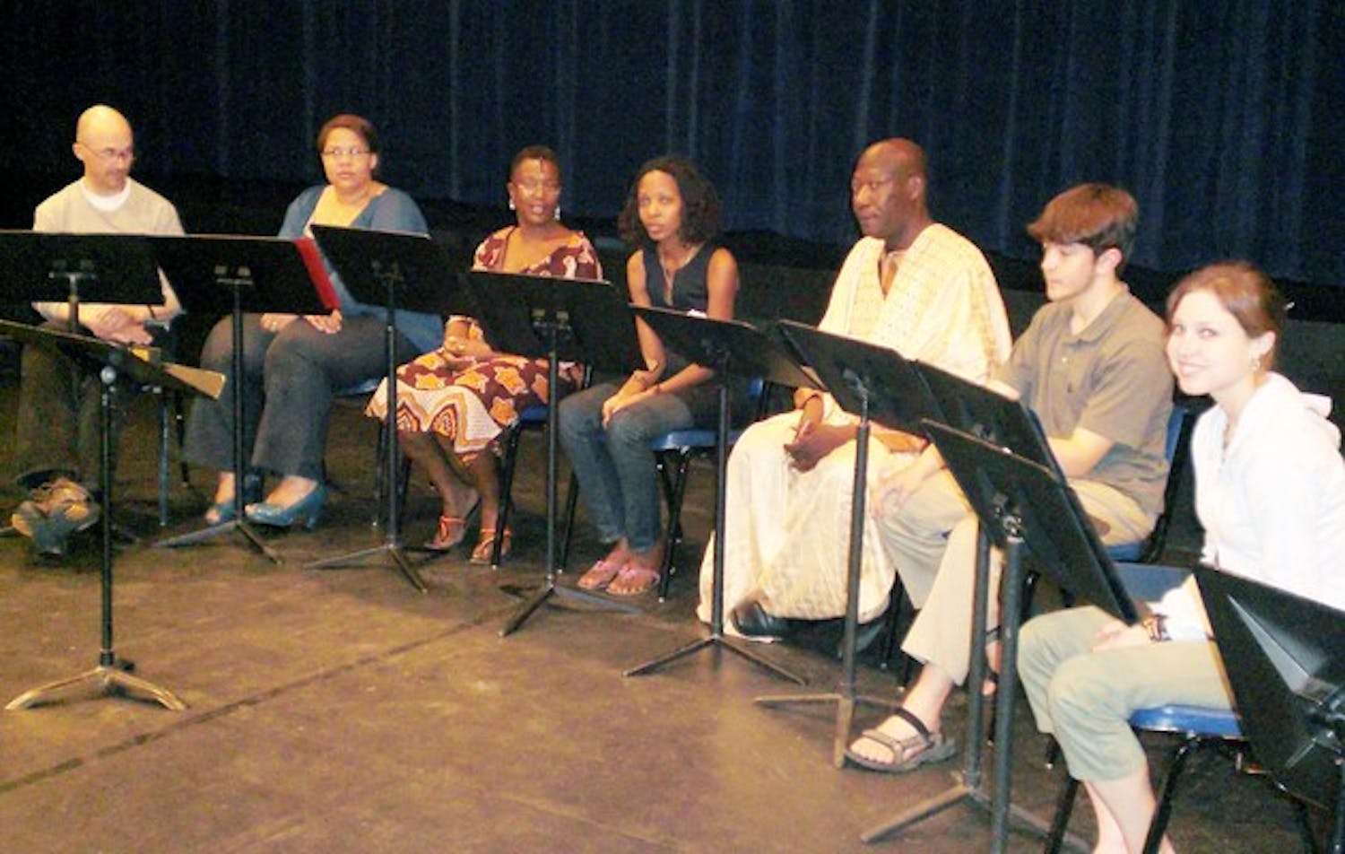 On Sunday night, students, guest artists and actors performed a dramatic reading of Charles Mulekwa's introspective 