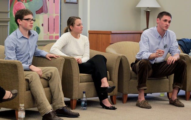 The three study body presidential candidates participated in the final three debates this weekend. Voting begins today.