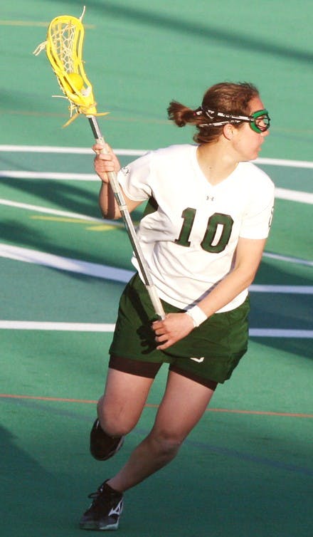 Women's lacrosse couldn't quite keep up with the Duke Blue Devils.