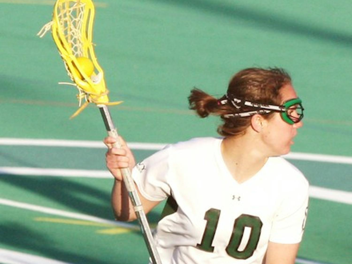 Women's lacrosse couldn't quite keep up with the Duke Blue Devils.